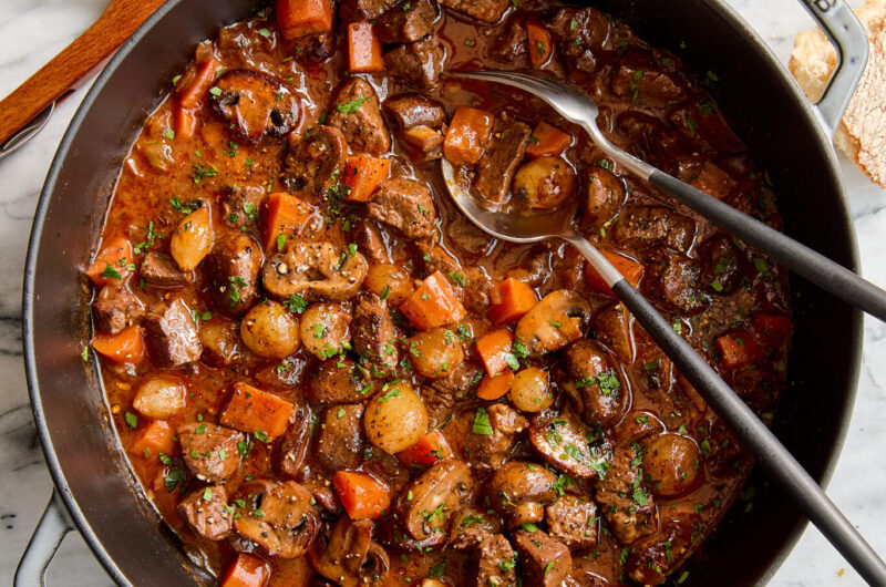 Easy Beef Bourguignon